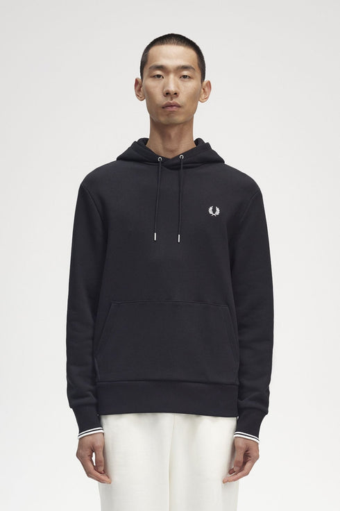 Fred Perry Felpa con cappuccio Felpa Uomo con tasca marsupio e cappuccio Blu A23-FRED PERRYM2643-R63-M - Francavilla Moda